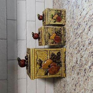 Vintage Lefton Cannister Set